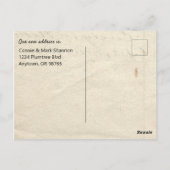 We hebben de oude tijdskaart verplaatst met de mod briefkaart (Achterkant)