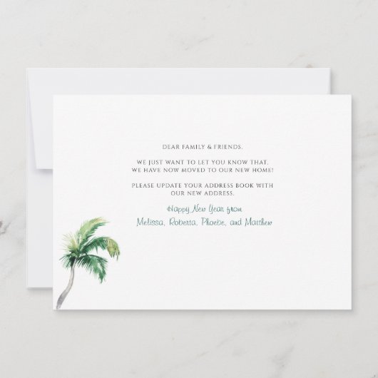 We hebben de palmboom nieuwjaar verplaatst (Achterkant)