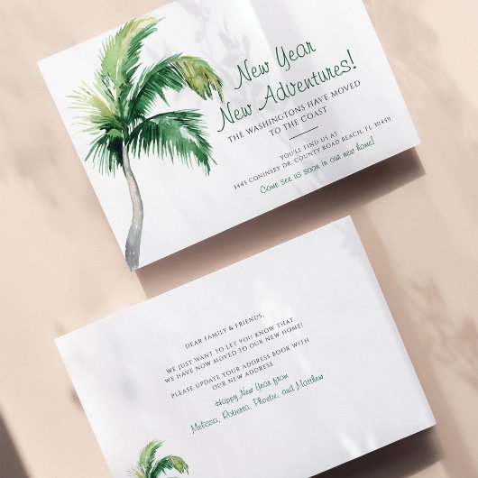 We hebben de palmboom nieuwjaar verplaatst