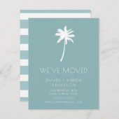 We hebben de palmboom verplaatst. kaart (Voorkant / Achterkant)