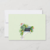 We hebben de postbus Tropische Floral Waterverf ve (Achterkant)