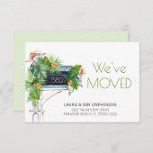 We hebben de postbus Tropische Floral Waterverf ve (Voorkant / Achterkant)