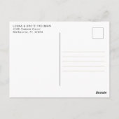 We hebben de postbus verhuisaankondiging verplaats briefkaart (Achterkant)