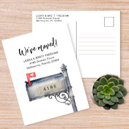 We hebben de postbus verhuisaankondiging verplaats briefkaart