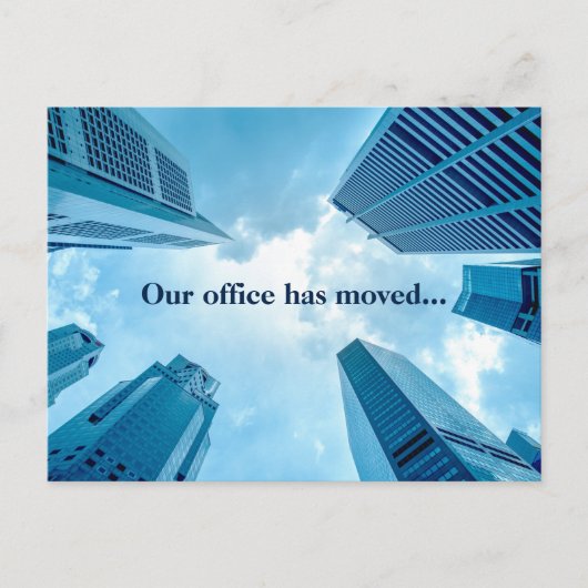 We hebben de professionele adreswijziging van Kant Aankondigingskaart (Voorkant)