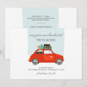 We hebben de Red Car nieuwjaarsavonturen verplaats Aankondiging (Voorkant / Achterkant)