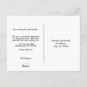 We hebben de rode deur van het New Country House v Aankondigingskaart (Achterkant)