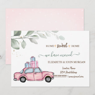 We hebben de roze auto Cadeaus verplaatst