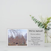 We hebben de Sjabloon van de fotokaart verplaatst (Staand voorkant)