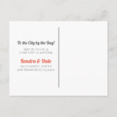 We hebben de skyline van San Francisco City verpla Aankondigingskaart (Achterkant)