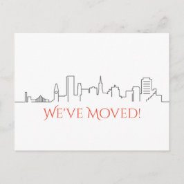 We hebben de skyline van San Francisco City verpla Aankondigingskaart