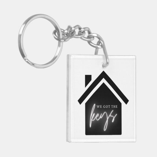 We hebben de sleutels. sleutelhanger (Voorkant Links)