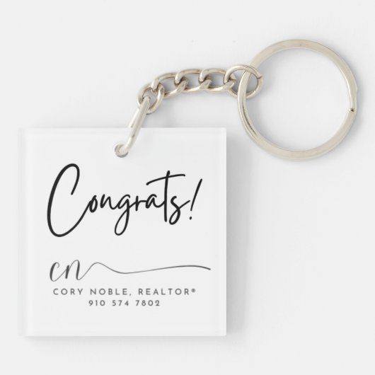 We hebben de sleutels. sleutelhanger (Achterkant)