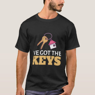 We hebben de sleutels voor de eerste keer dat de e t-shirt