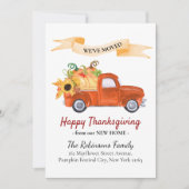 We hebben de Thanksgiving pompoenwagen verplaatst Aankondiging (Voorkant)
