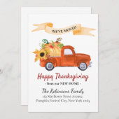 We hebben de Thanksgiving pompoenwagen verplaatst Aankondiging (Voorkant / Achterkant)