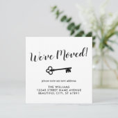 We hebben de toetssteen New Home Address Stripe Mo Aankondiging (Staand voorkant)