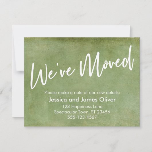 We hebben de typografie Green Grunge aankondiging  (Voorkant)