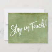 We hebben de typografie Green Grunge aankondiging  (Achterkant)