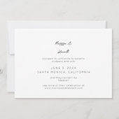 We hebben de Typografie Landschap Foto Aankondigin Kaart (Achterkant)