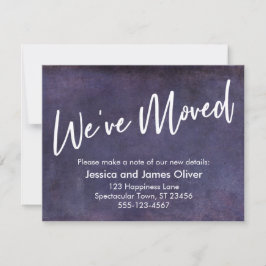 We hebben de typografie Paarse Grunge aankondiging