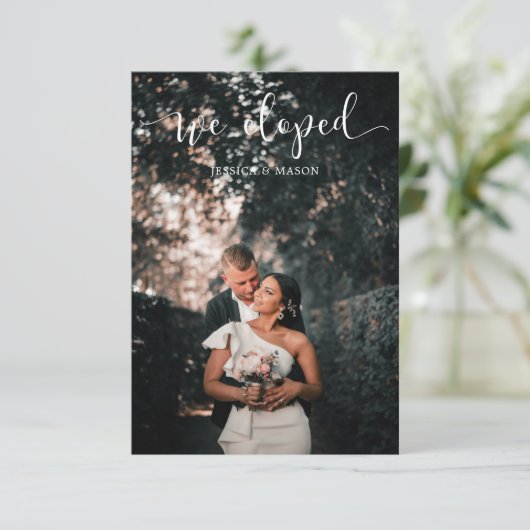 We hebben de uitnodiging tot het uitnodigen van ee (Staand voorkant)