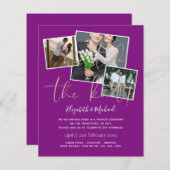 We hebben de uitnodigingen van de aankondiging van (Voorkant / Achterkant)