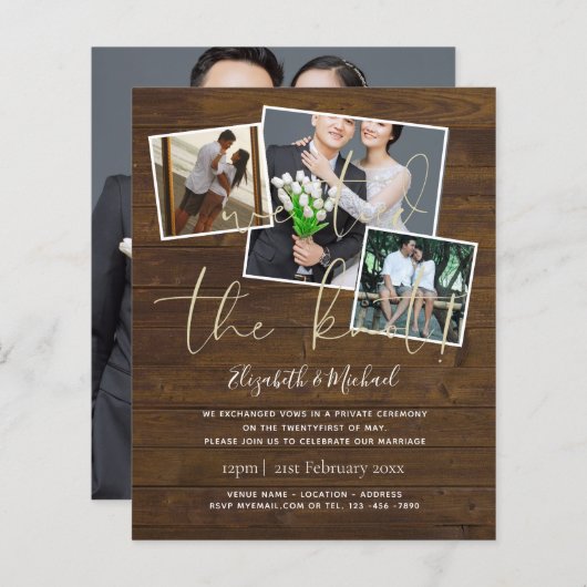 We hebben de uitnodigingen van de aankondiging van (Voorkant / Achterkant)