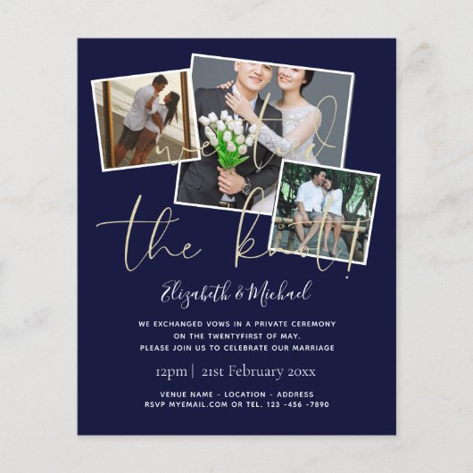 We hebben de uitnodigingen van de aankondiging van (Voorkant)