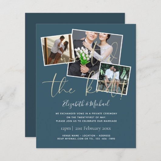 We hebben de uitnodigingen van de aankondiging van (Voorkant / Achterkant)