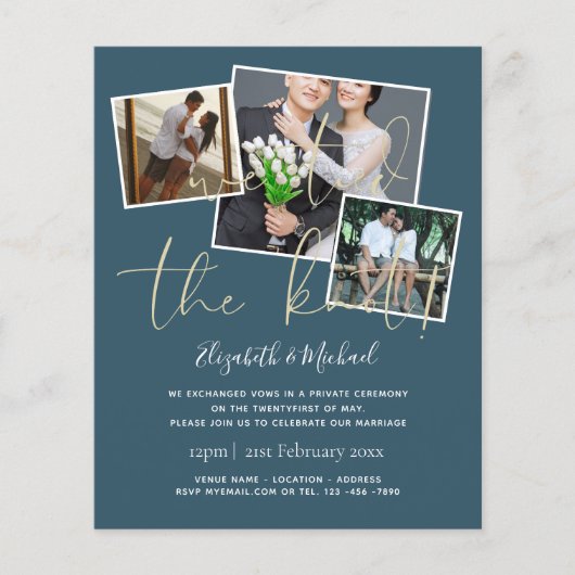 We hebben de uitnodigingen van de aankondiging van (Voorkant)