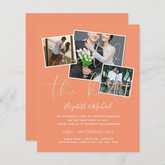 We hebben de uitnodigingen van de aankondiging van (Voorkant / Achterkant)