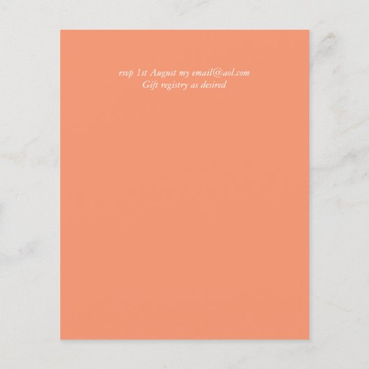 We hebben de uitnodigingen van de aankondiging van (Achterkant)