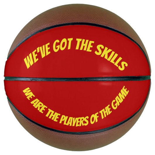 We hebben de vaardigheden - basketbal (Voorkant)
