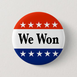 We hebben de verkiezingen van 2026 gewonnen ronde button 5,7 cm