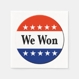 We hebben de verkiezingen van 2026 gewonnen servet