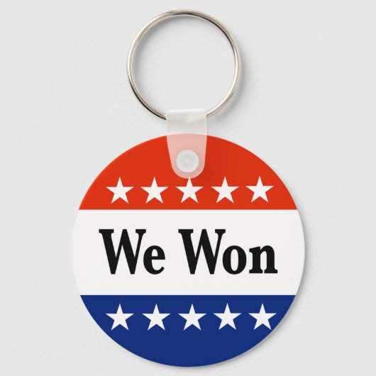 We hebben de verkiezingen van 2026 gewonnen sleutelhanger (Voorkant)