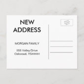 We hebben de Vibrant Aqua Wall verplaatst Aankondigingskaart (Achterkant)