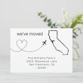 We hebben de vlucht naar Californië verplaatst kon (Staand voorkant)