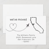 We hebben de vlucht naar Californië verplaatst kon (Voorkant / Achterkant)