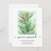 We hebben de vogelgriep van de paradijsnaam verpla aankondiging (Voorkant / Achterkant)