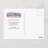 We hebben de Waterverf Abstract borsteltje verplaa Briefkaart (Achterkant)