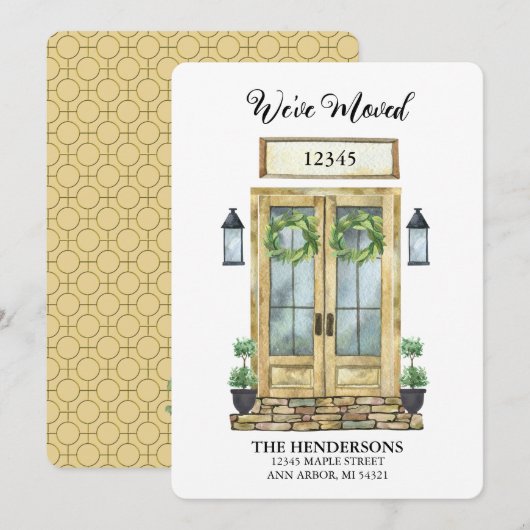 We hebben de Waterverf door Bewegende Aankondiging (Voorkant / Achterkant)