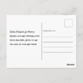 We hebben de Waterverf door Bewegende Aankondiging Briefkaart (Achterkant)