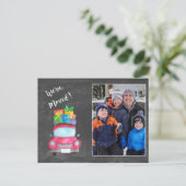 We hebben de waterverf kerstkaart verplaatst briefkaart (Staand voorkant)