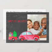 We hebben de waterverf kerstkaart verplaatst kaart (Voorkant / Achterkant)