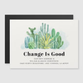 We hebben de Waterverf laten bewegen Magnetische Uitnodiging (Voorkant / Achterkant)