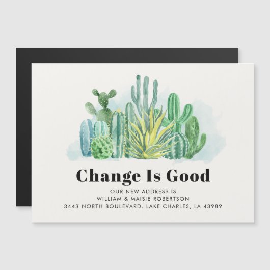 We hebben de Waterverf laten bewegen Magnetische Uitnodiging (Voorkant / Achterkant)