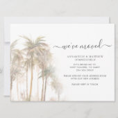 We hebben de Waterverf Manuscript Palm Trees verpl Aankondiging (Voorkant)