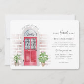 We hebben de Waterverf met de chique rode deur ver Aankondiging (Voorkant)